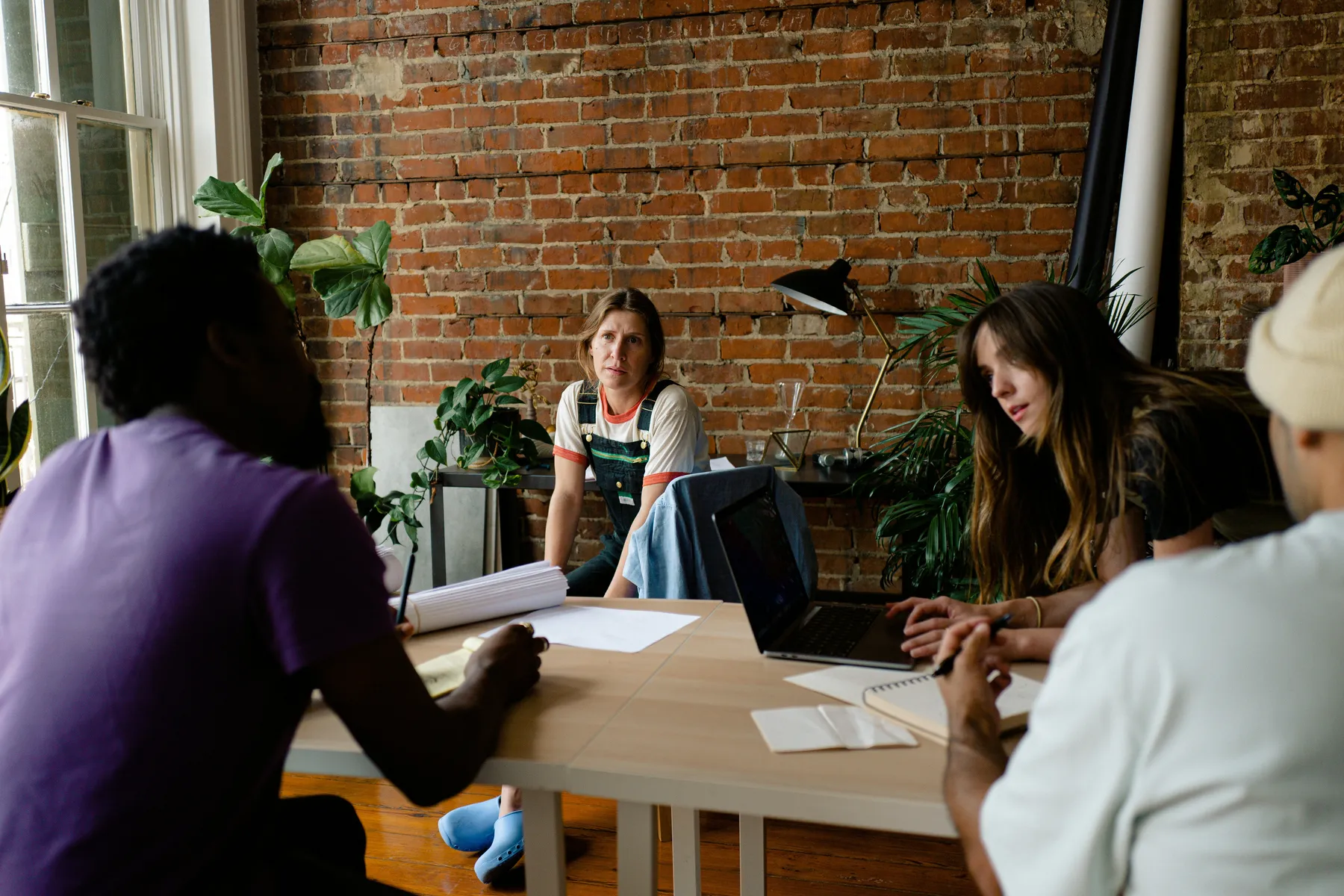 digital strategy team working together